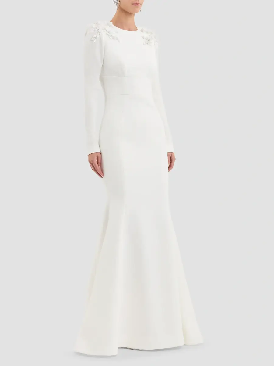 Rebecca Vallance Women's Andre Embellished Crepe Gown | Thumbnail 5 Rebecca Vallance Women's Andre Embellished Crepe Gown | Thumbnail 5