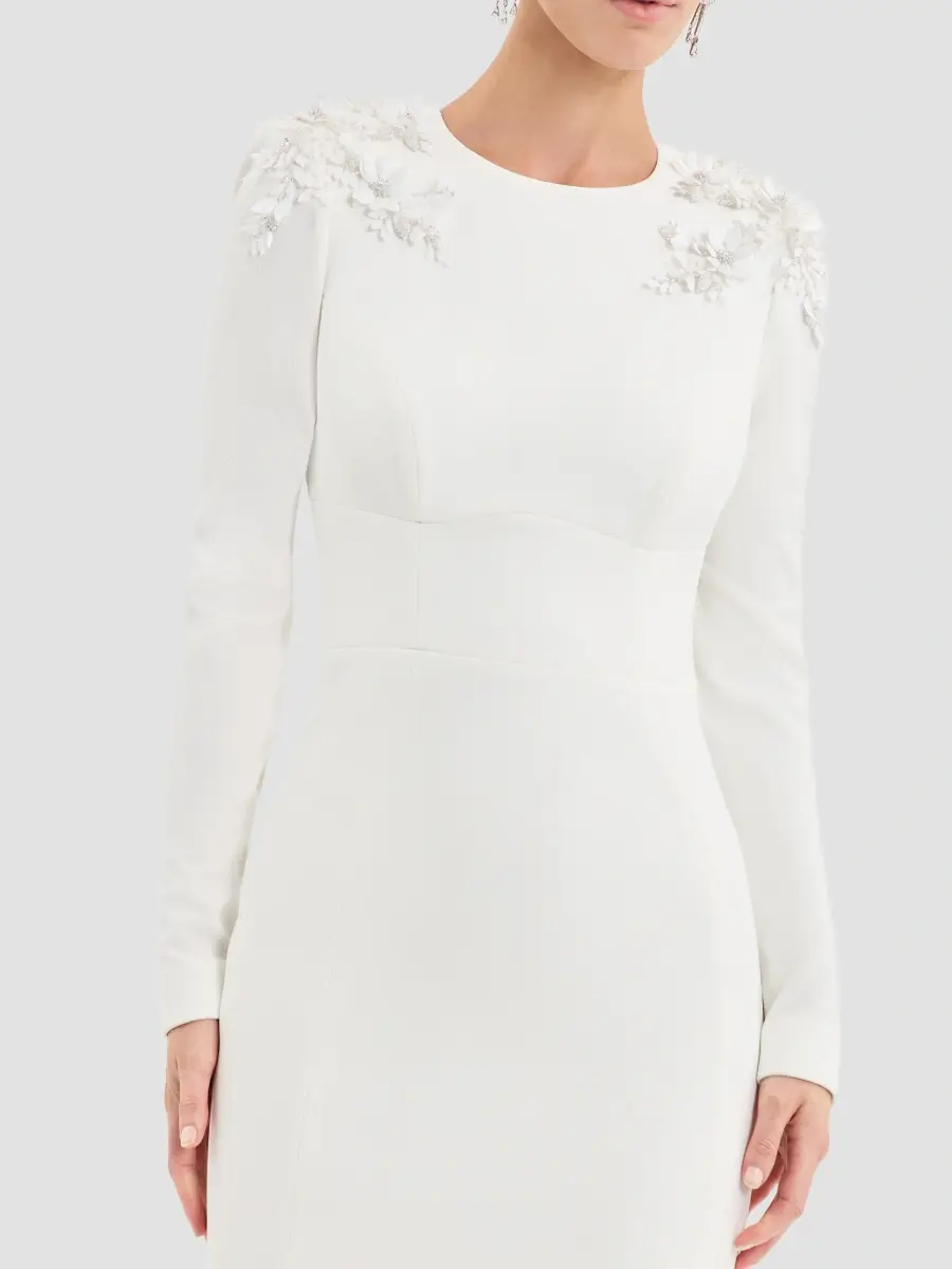 Rebecca Vallance Women's Andre Embellished Crepe Gown | Thumbnail 6 Rebecca Vallance Women's Andre Embellished Crepe Gown | Thumbnail 6