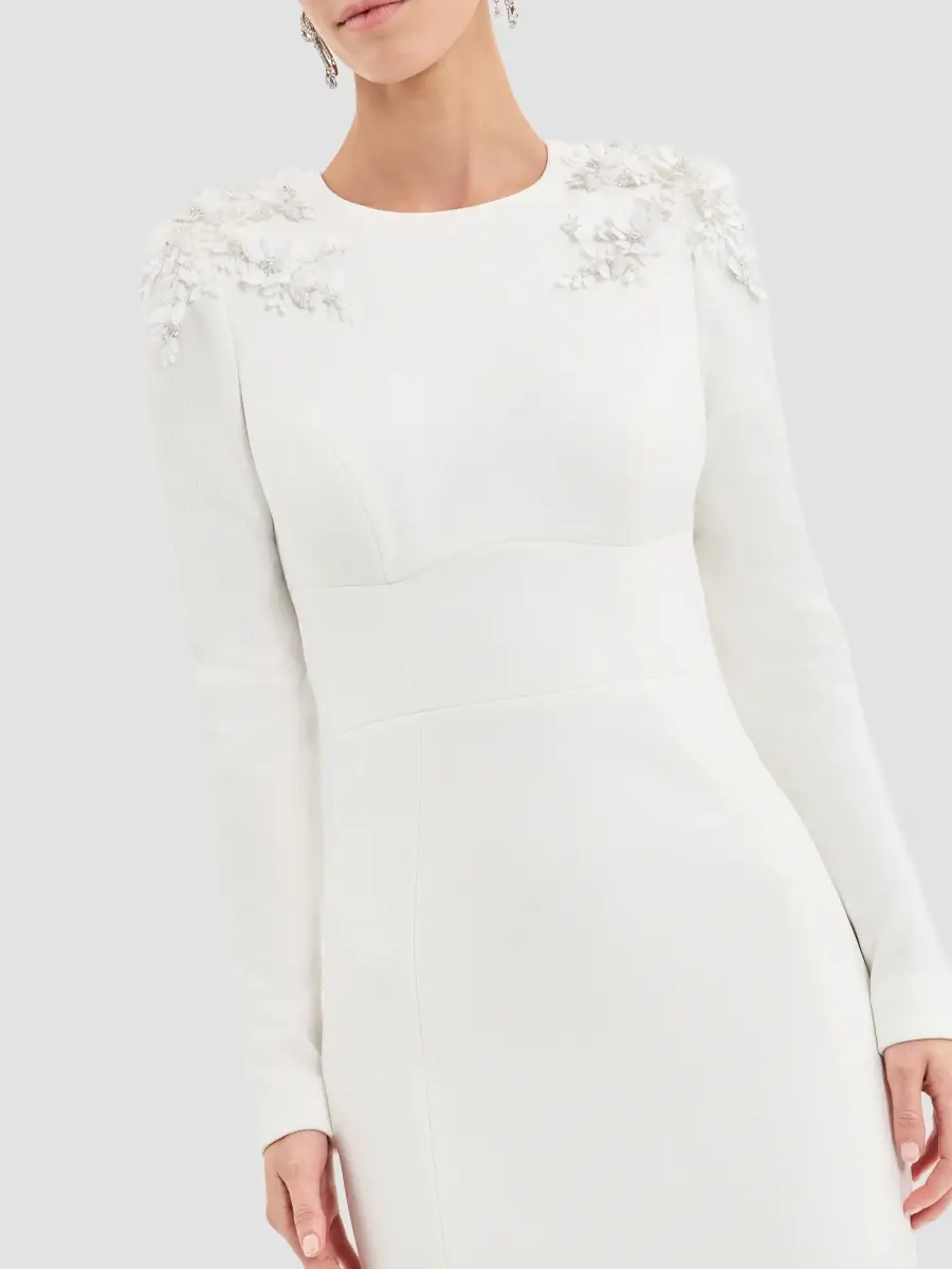 Rebecca Vallance Women's Andre Embellished Crepe Gown | Thumbnail 7 Rebecca Vallance Women's Andre Embellished Crepe Gown | Thumbnail 7