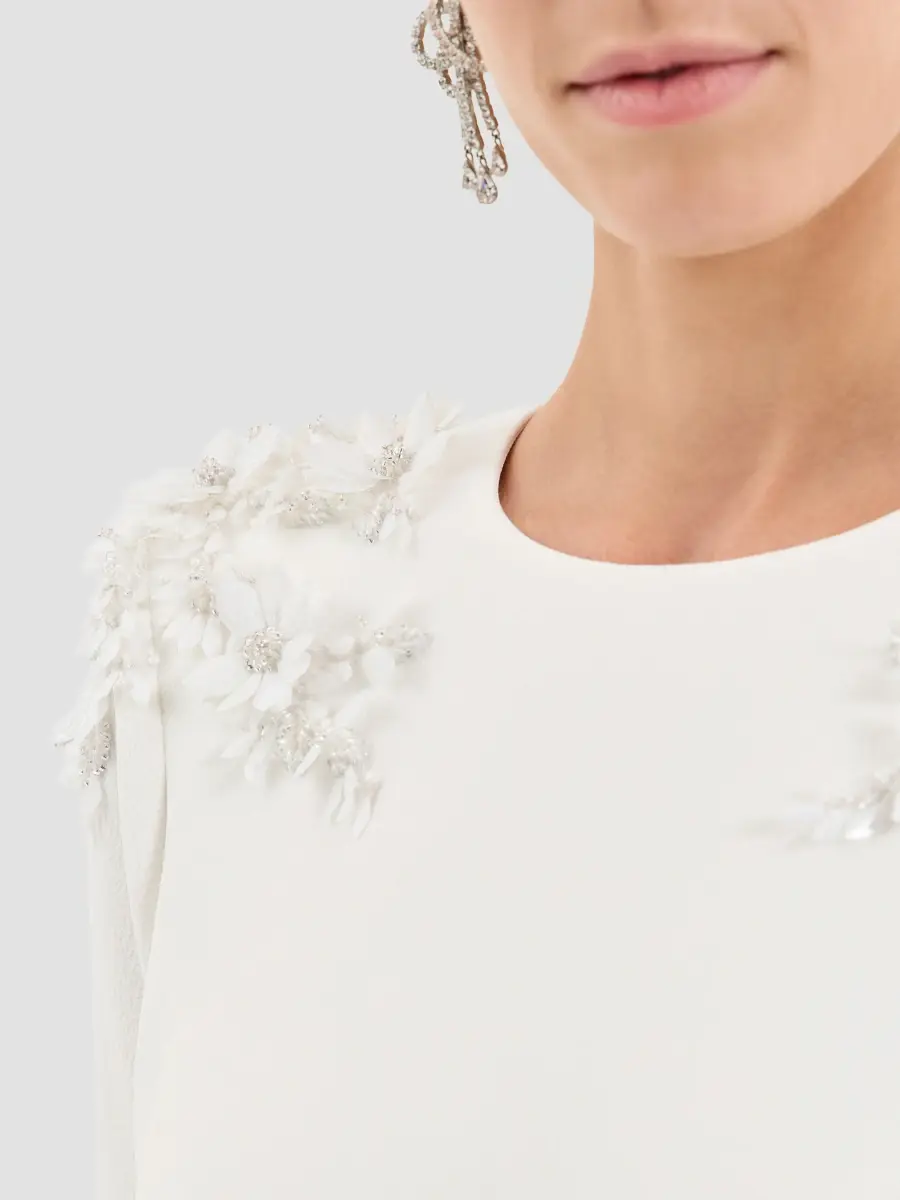 Rebecca Vallance Women's Andre Embellished Crepe Gown | Thumbnail 8 Rebecca Vallance Women's Andre Embellished Crepe Gown | Thumbnail 8