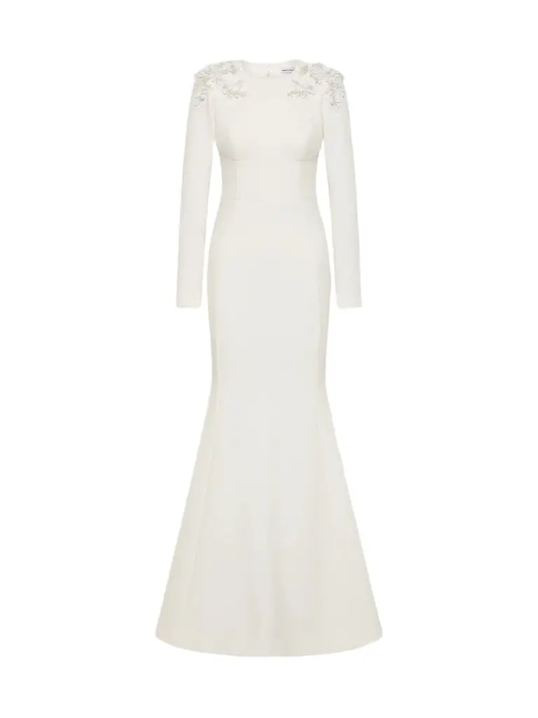 Rebecca Vallance Women's Andre Embellished Crepe Gown