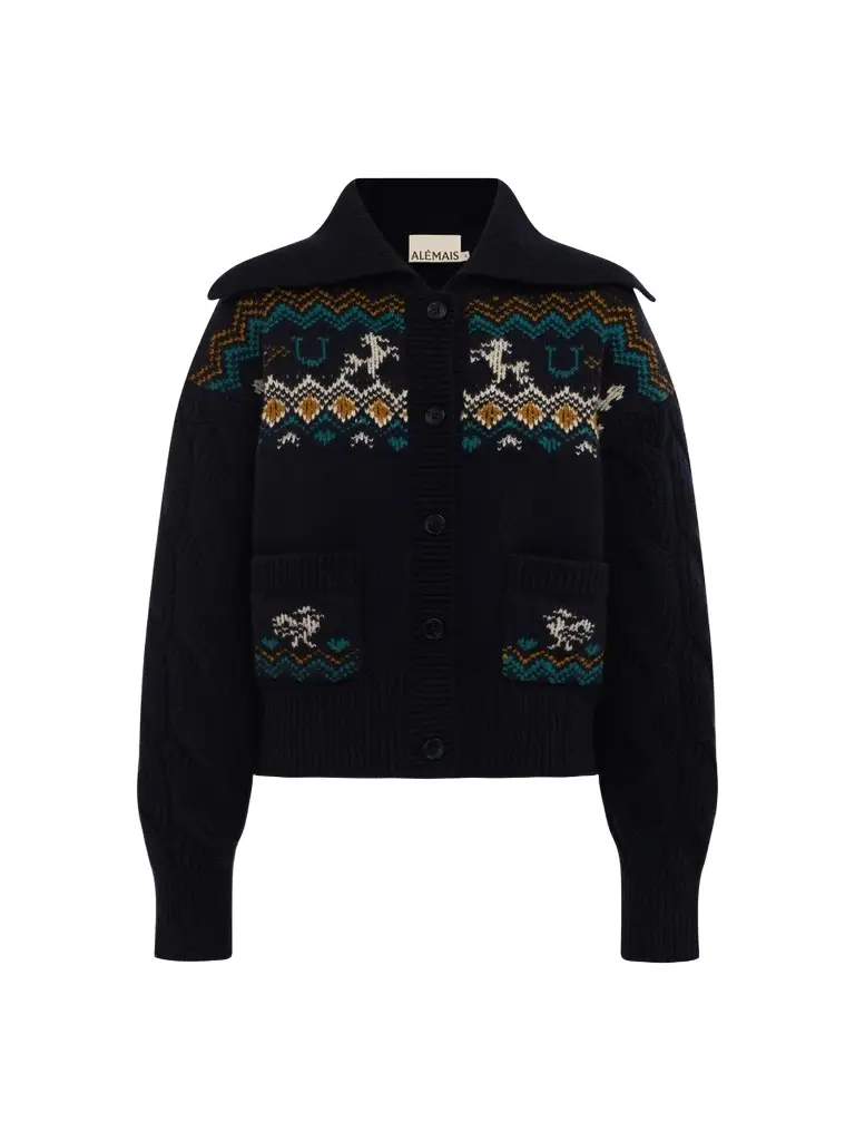 Women's Patsy Embroidered Cotton-Blend Cardigan