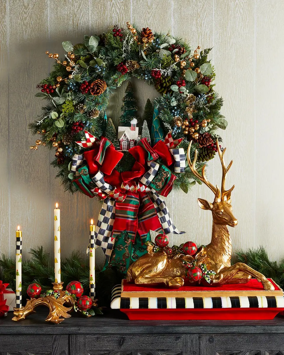 MacKenzie-Childs Courtly Christmas Dinner Candles, Set of 2 | Thumbnail 4 MacKenzie-Childs Courtly Christmas Dinner Candles, Set of 2 | Thumbnail 4