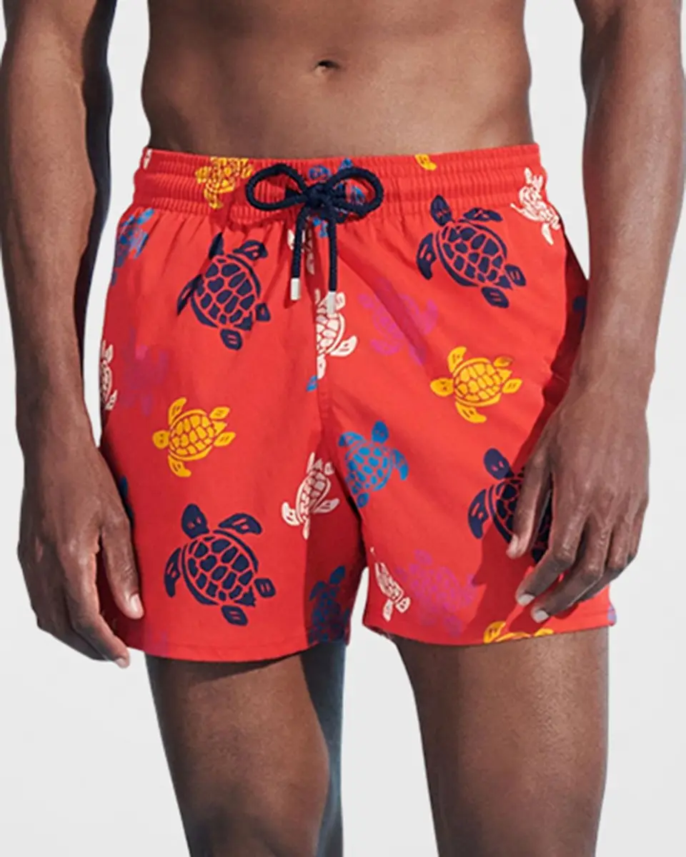 Vilebrequin Men's Ronde des Tortues Multicolor Swim Trunks | Thumbnail 2