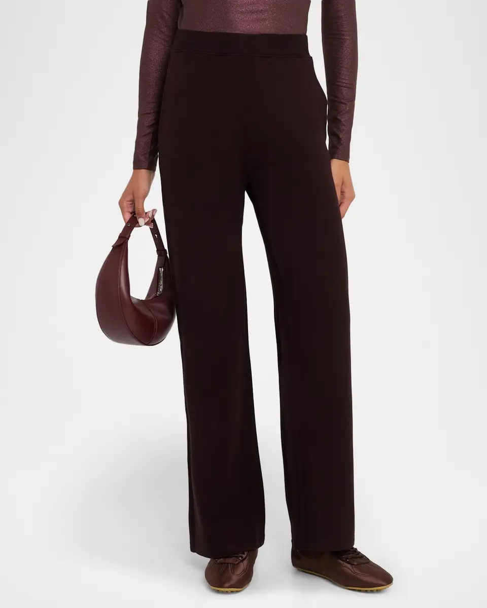 MAJESTIC FILATURES Wide-Leg French Terry Pants | Thumbnail 4 MAJESTIC FILATURES Wide-Leg French Terry Pants | Thumbnail 4