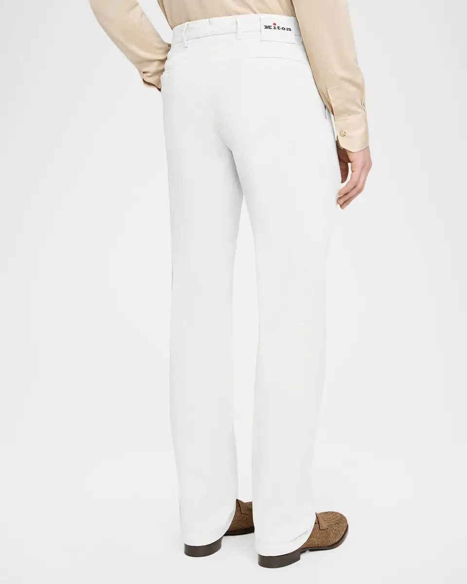 Kiton Extended-Tab Flat-Front Trousers | Thumbnail 3
