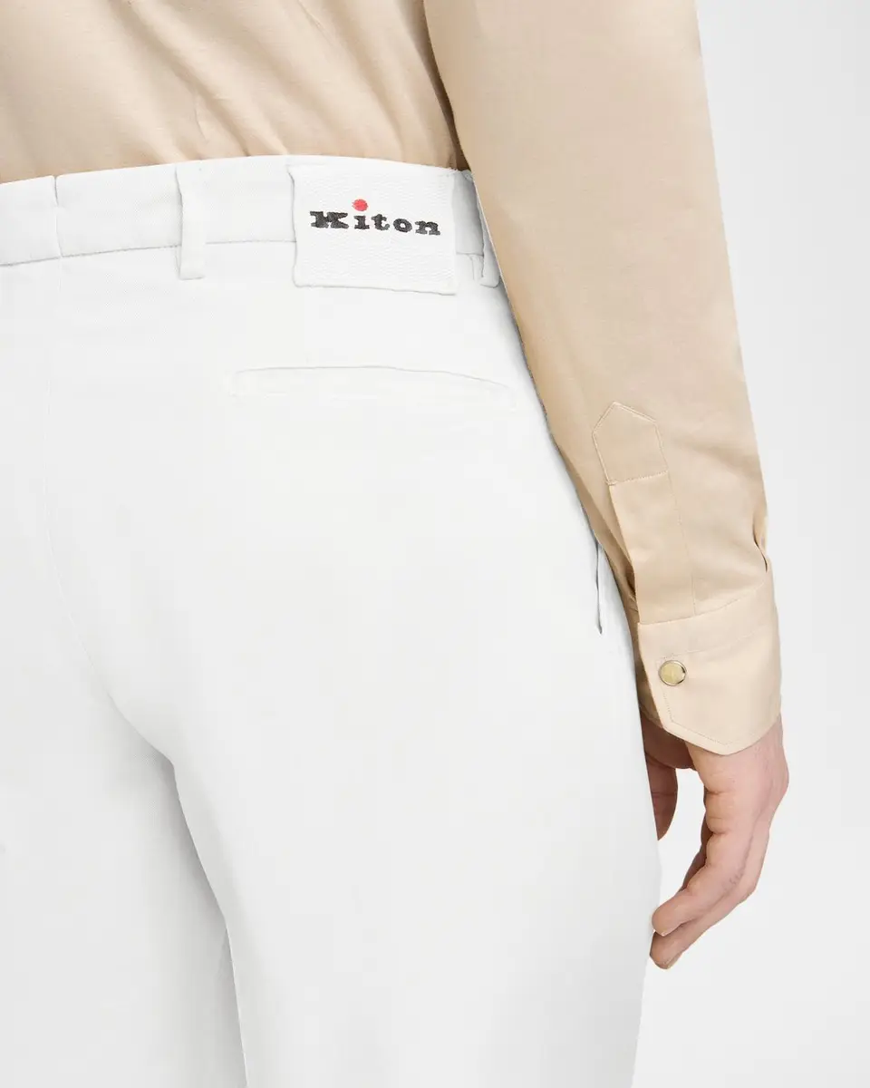 Kiton Extended-Tab Flat-Front Trousers | Thumbnail 5