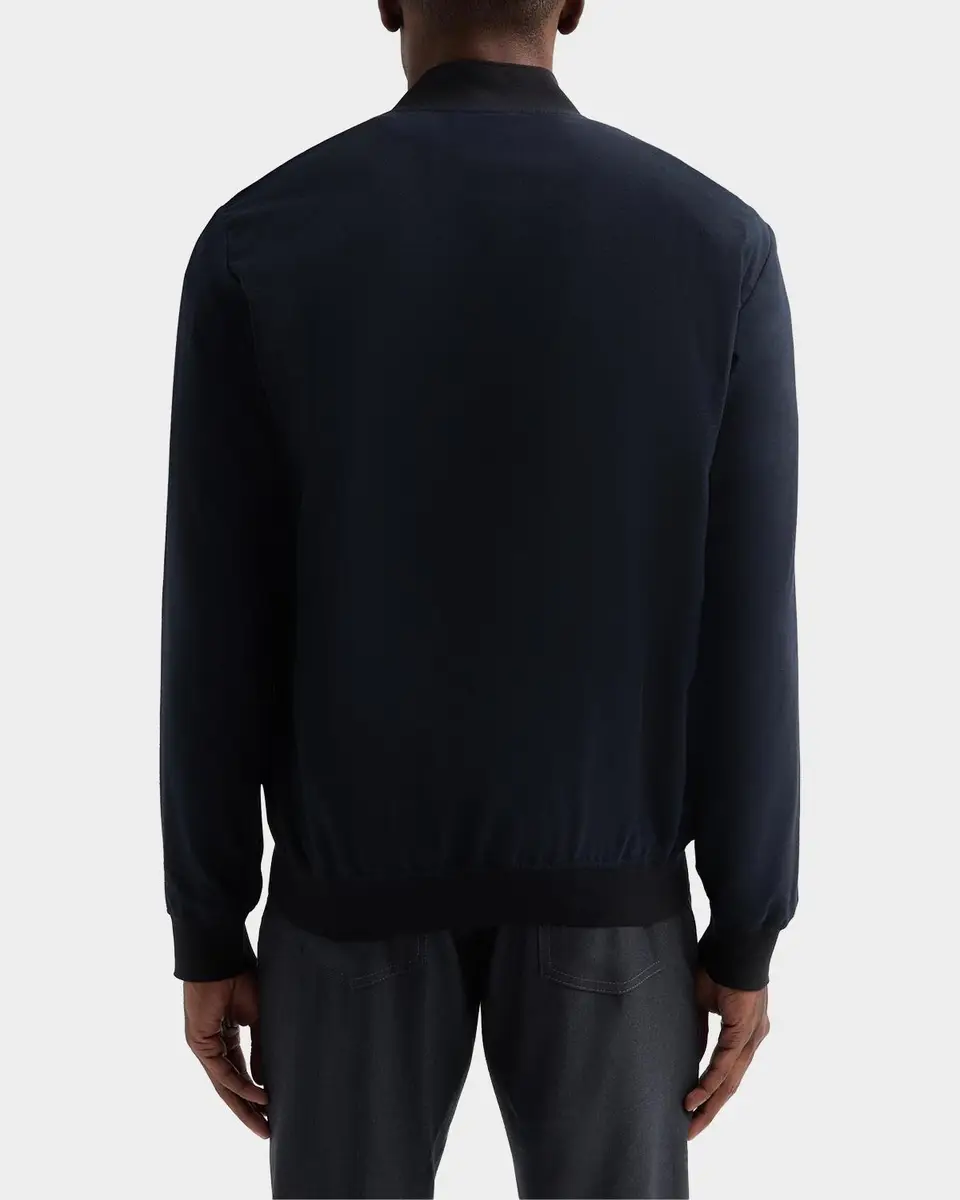 Kiton Cotton Jersey Zip-Front Jacket | Thumbnail 3
