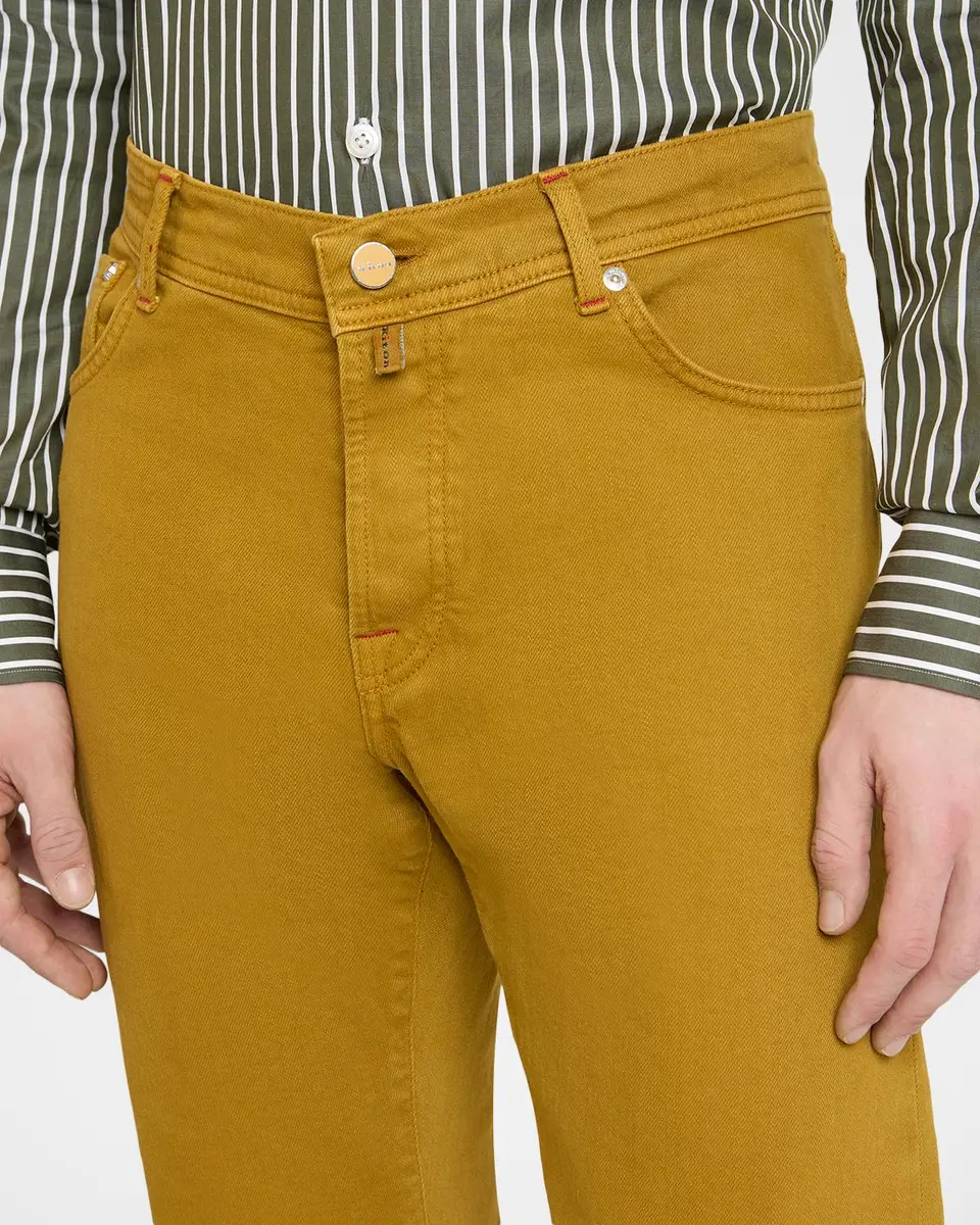 Kiton Stretch-Cotton Slim-Fit Trousers | Thumbnail 5 Kiton Stretch-Cotton Slim-Fit Trousers | Thumbnail 5