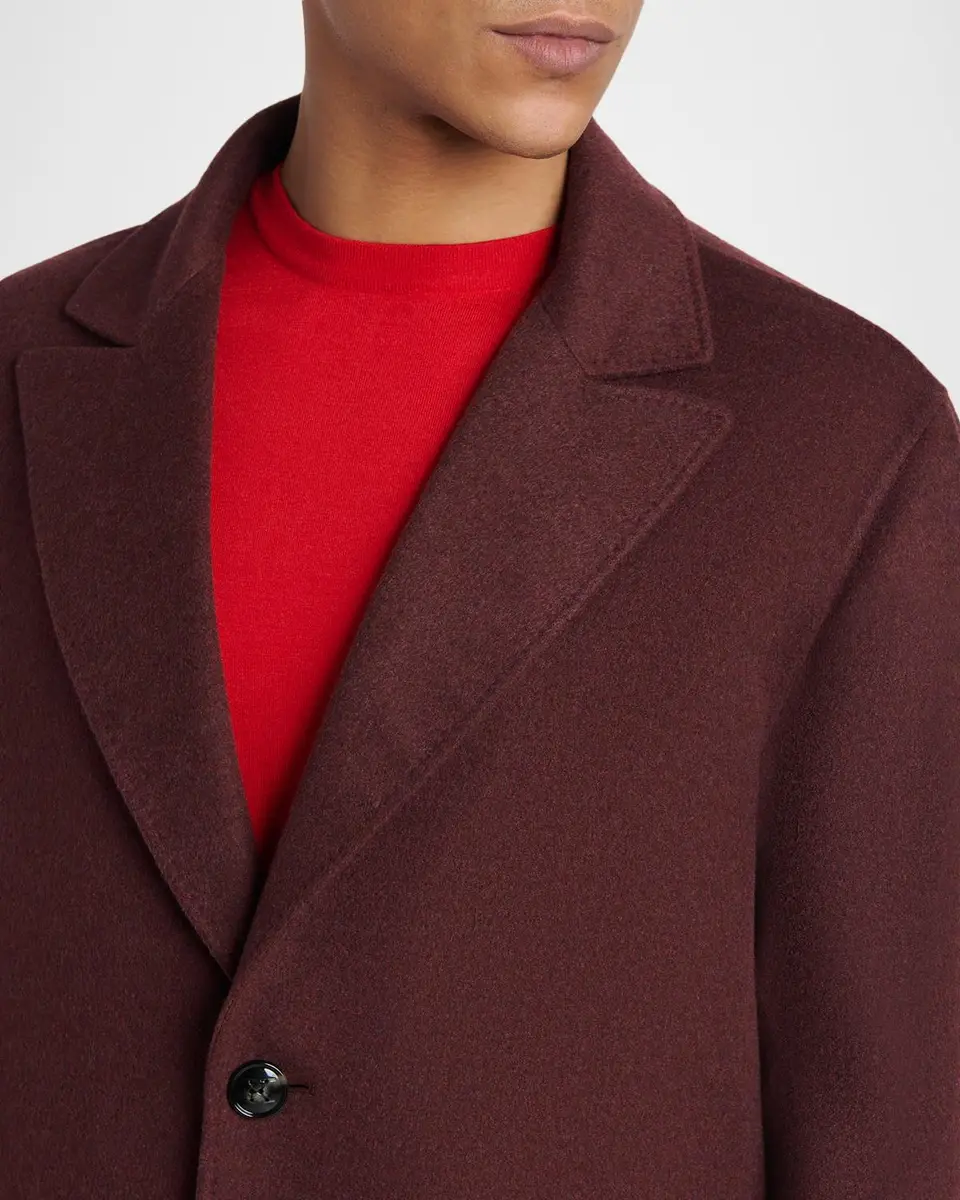 Kiton Wool-Cashmere Felt Car Coat | Thumbnail 5 Kiton Wool-Cashmere Felt Car Coat | Thumbnail 5
