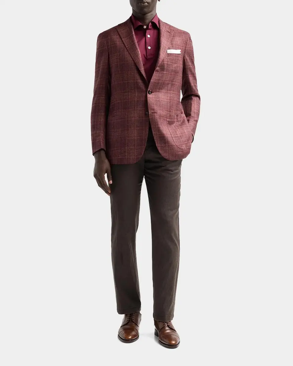 Kiton Wool Tapered-Leg Trousers | Thumbnail 2 Kiton Wool Tapered-Leg Trousers | Thumbnail 2