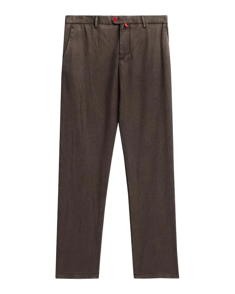 Kiton Wool Tapered-Leg Trousers