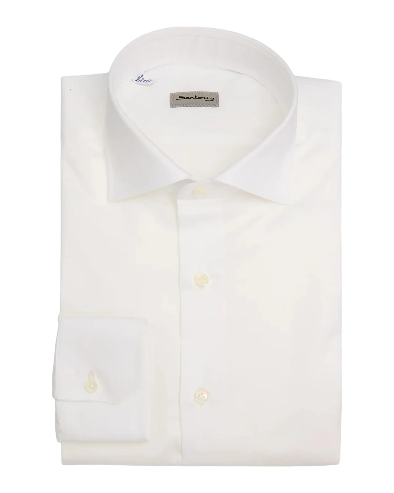 Sartorio Solid Cotton Dress Shirt