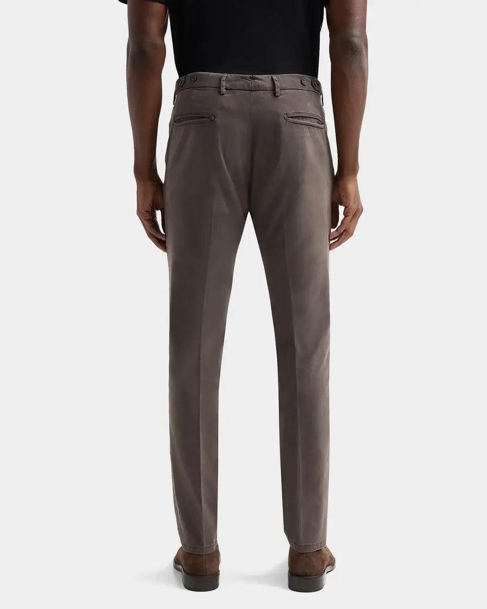 Sartorio Solid Crease-Front Trousers | Thumbnail 3 Sartorio Solid Crease-Front Trousers | Thumbnail 3