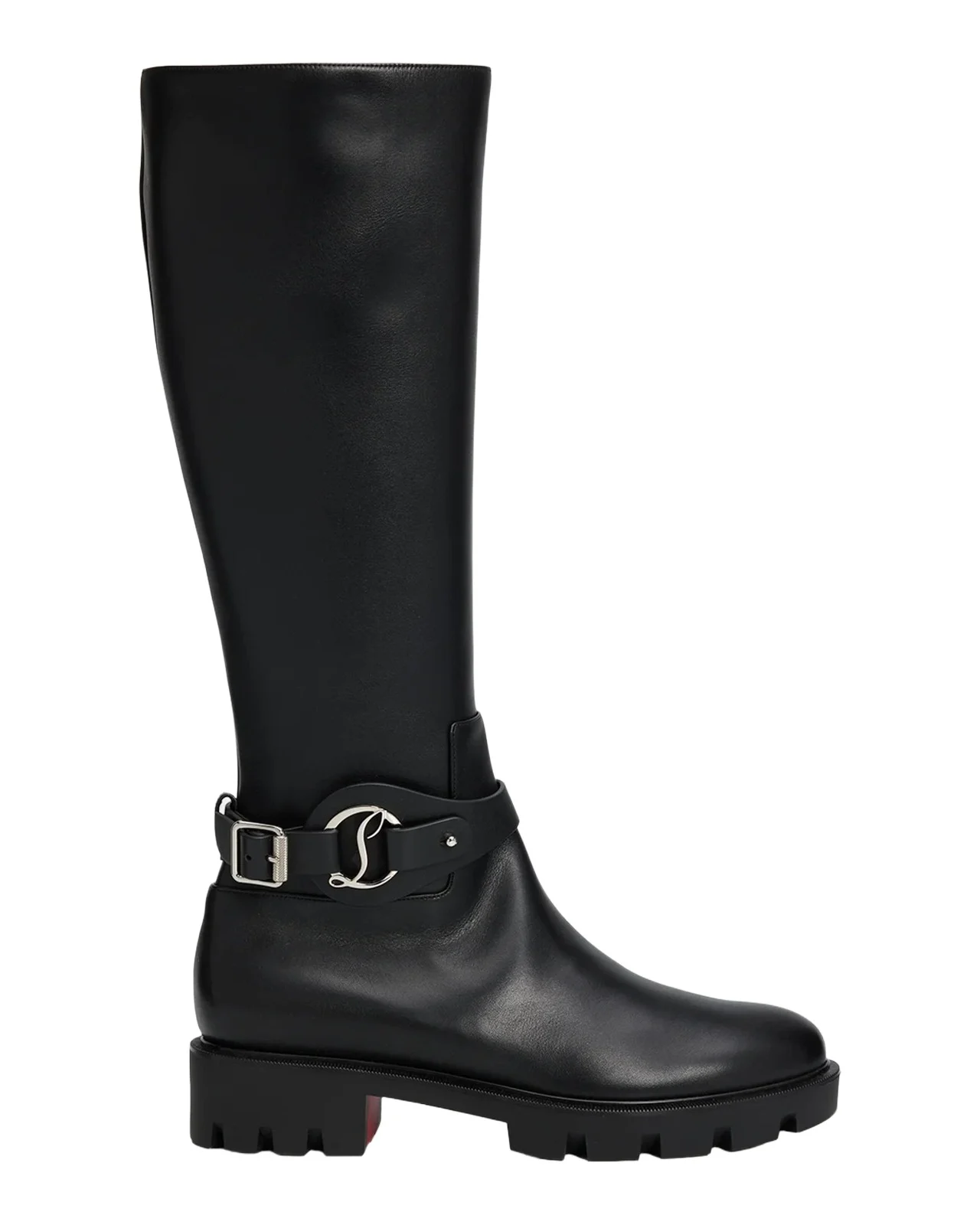 Christian Louboutin Dianouchette Leather Knee-High Boots