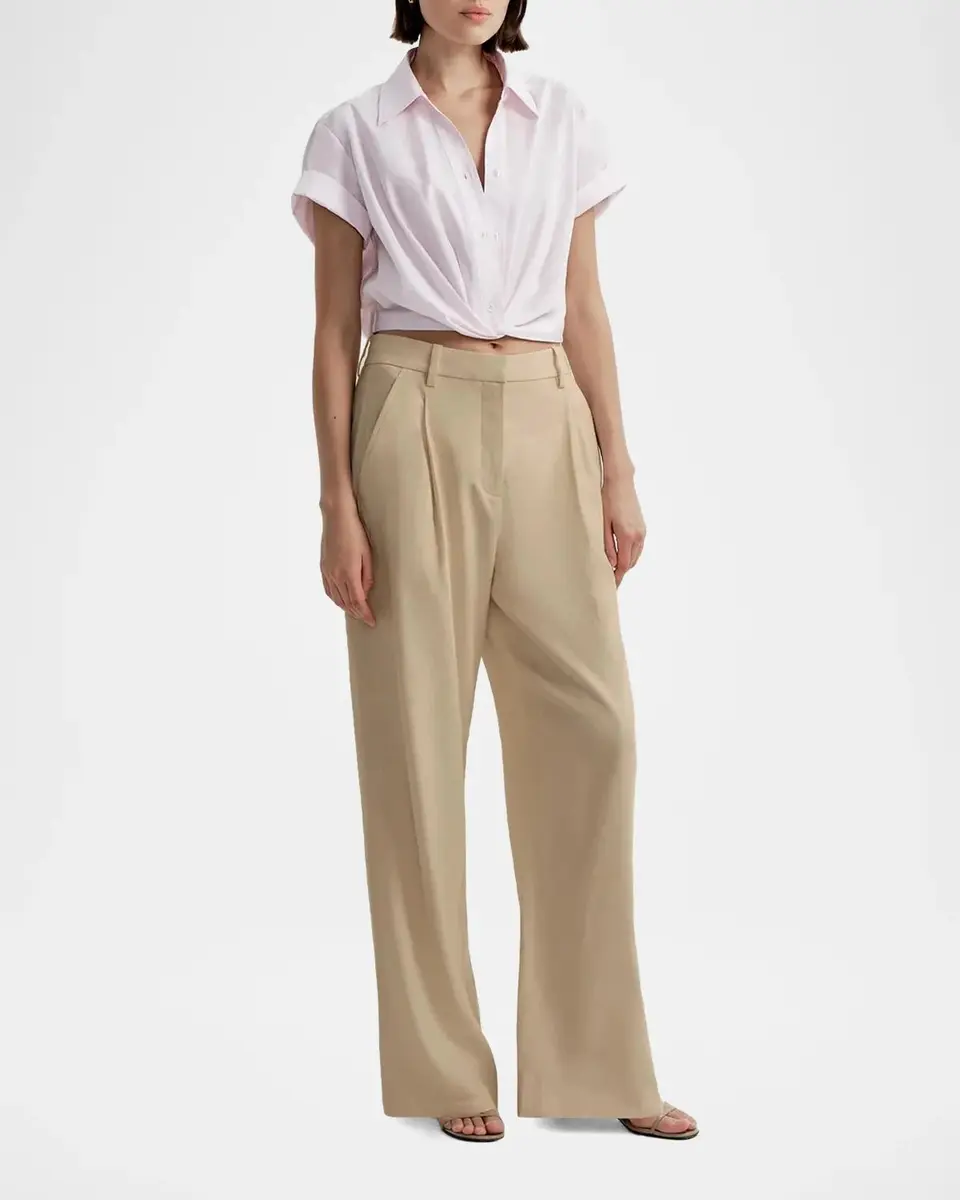 A.L.C. Lily Crop Shirt | Thumbnail 2 A.L.C. Lily Crop Shirt | Thumbnail 2