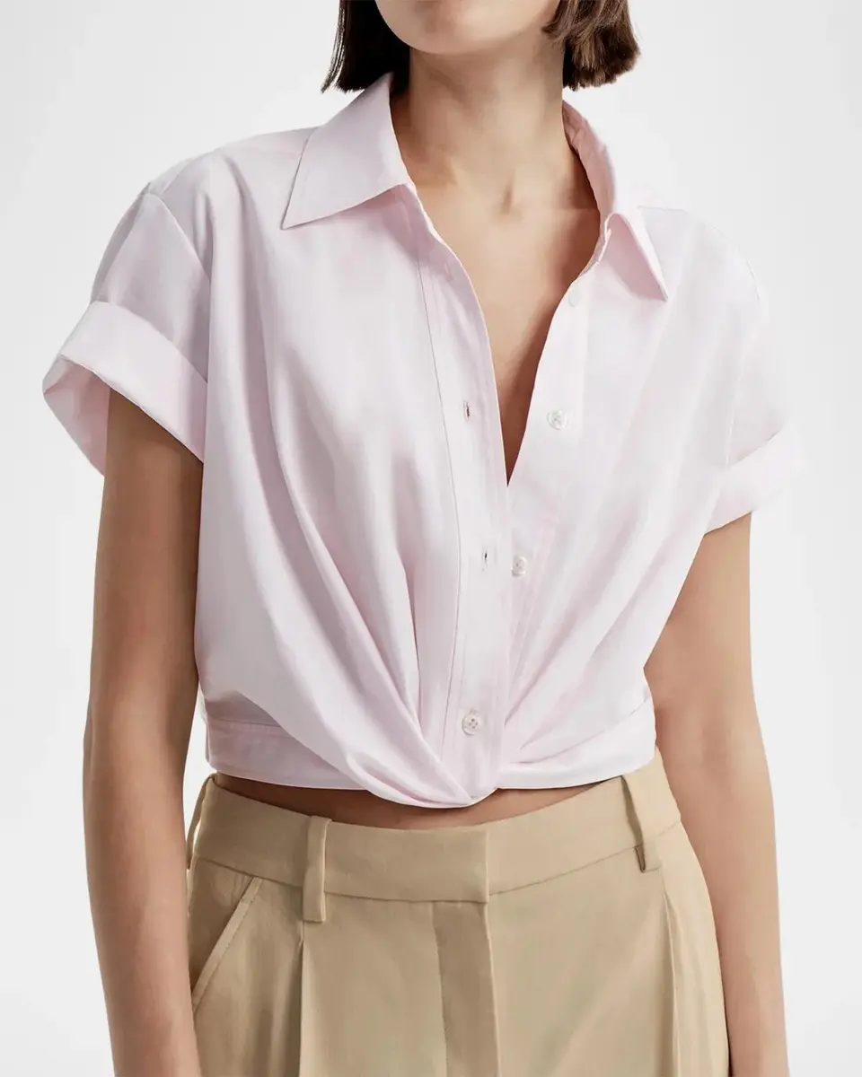 A.L.C. Lily Crop Shirt | Thumbnail 5 A.L.C. Lily Crop Shirt | Thumbnail 5
