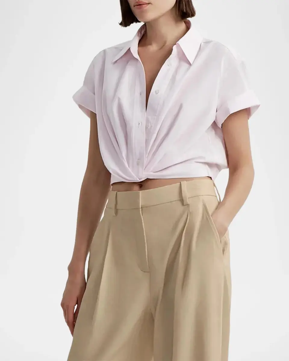 A.L.C. Lily Crop Shirt | Thumbnail 6 A.L.C. Lily Crop Shirt | Thumbnail 6