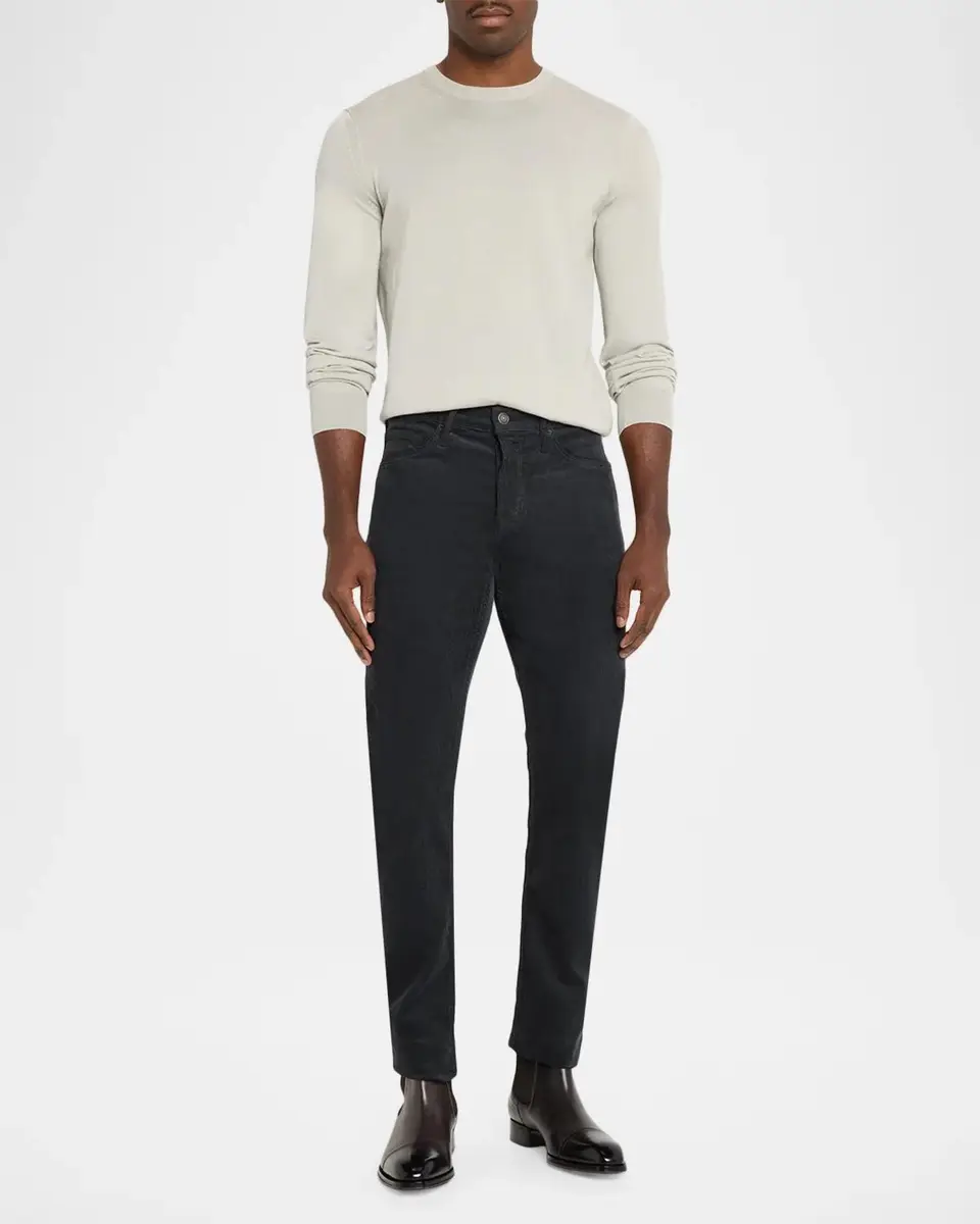 Tom Ford Men's Fine Gauge Cashmere-Blend Sweater | Thumbnail 2