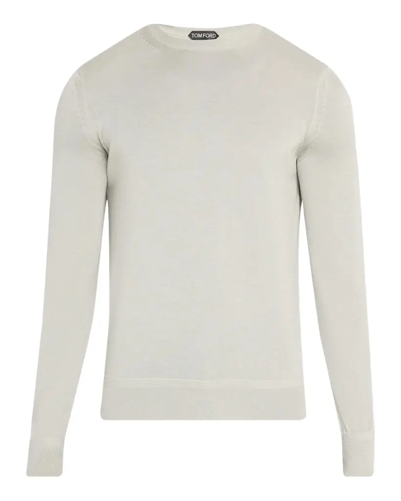 Tom Ford Men's Fine Gauge Cashmere-Blend Sweater