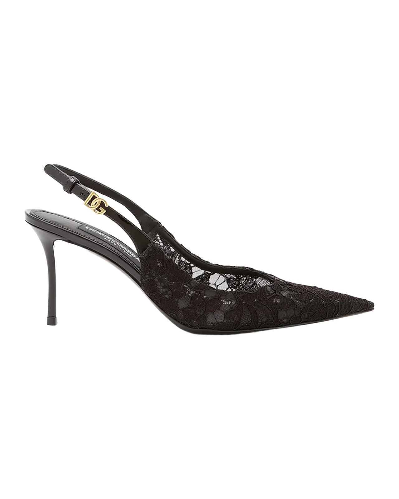 75mm Lace Slingback Pumps 75mm Lace Slingback Pumps