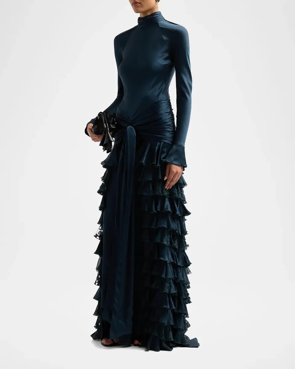 Zimmermann Valiant Silk Ruffle Maxi Dress | Thumbnail 4 Zimmermann Valiant Silk Ruffle Maxi Dress | Thumbnail 4