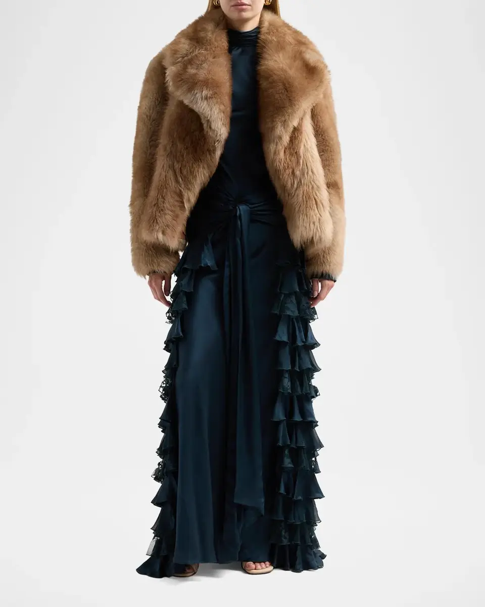 Zimmermann Valiant Shearling Wrap Jacket | Thumbnail 2