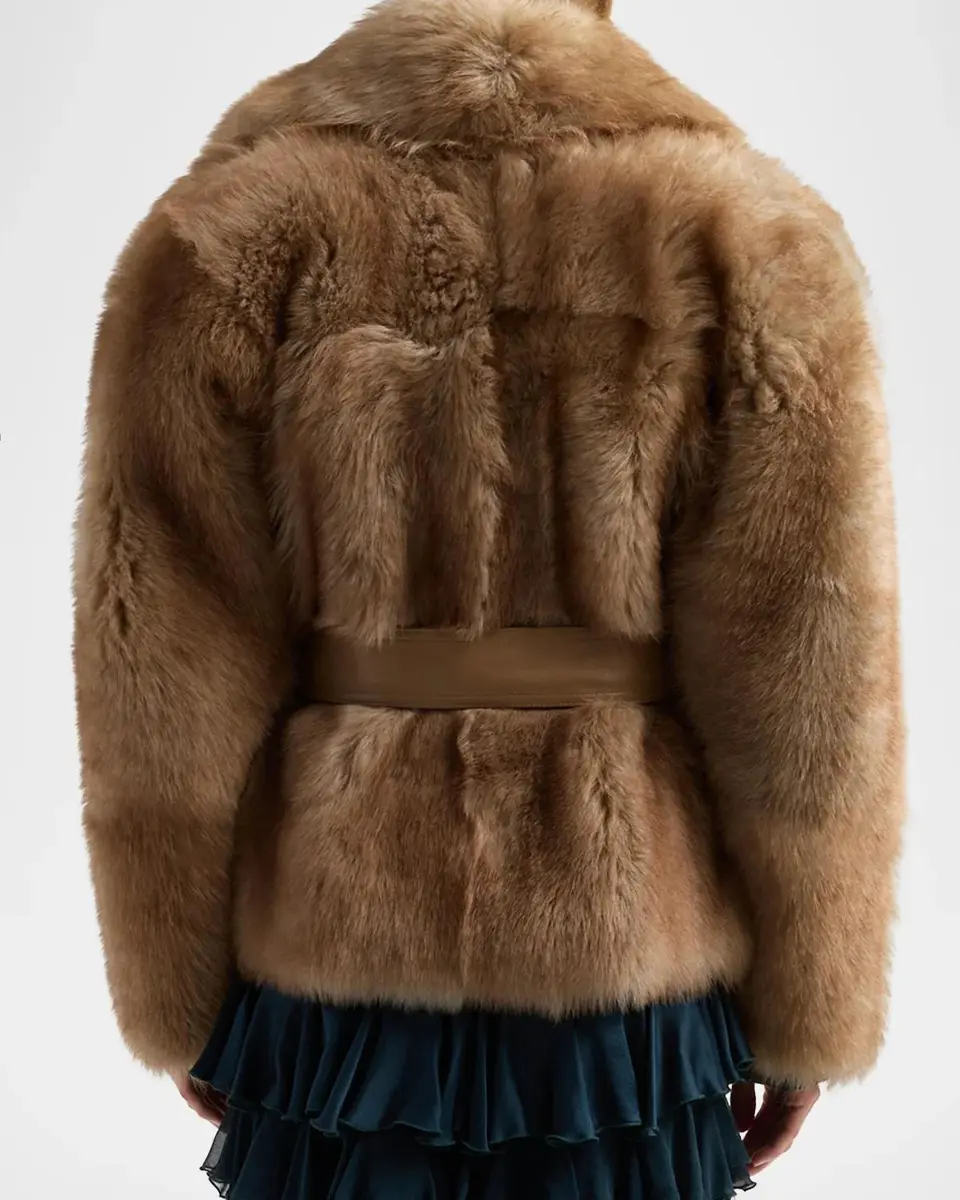 Zimmermann Valiant Shearling Wrap Jacket | Thumbnail 3