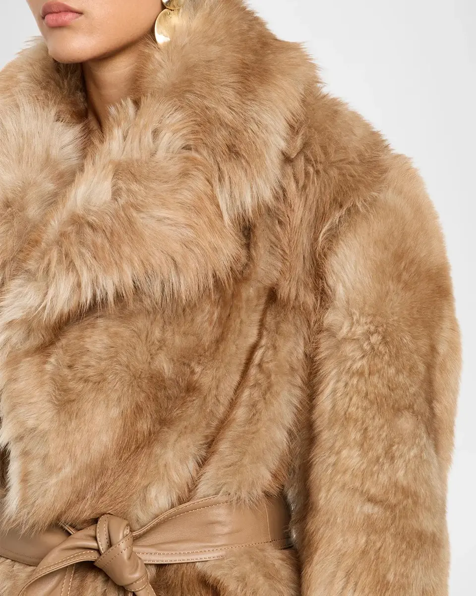 Zimmermann Valiant Shearling Wrap Jacket | Thumbnail 5