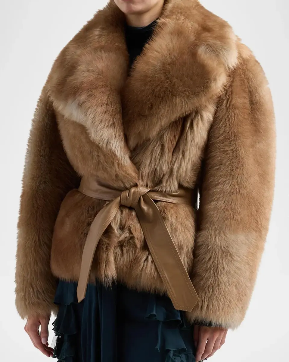 Zimmermann Valiant Shearling Wrap Jacket | Thumbnail 6