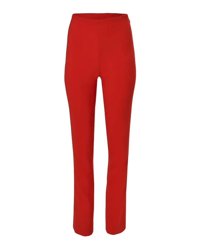Wool Slim-Leg Ankle Cigarette Pants