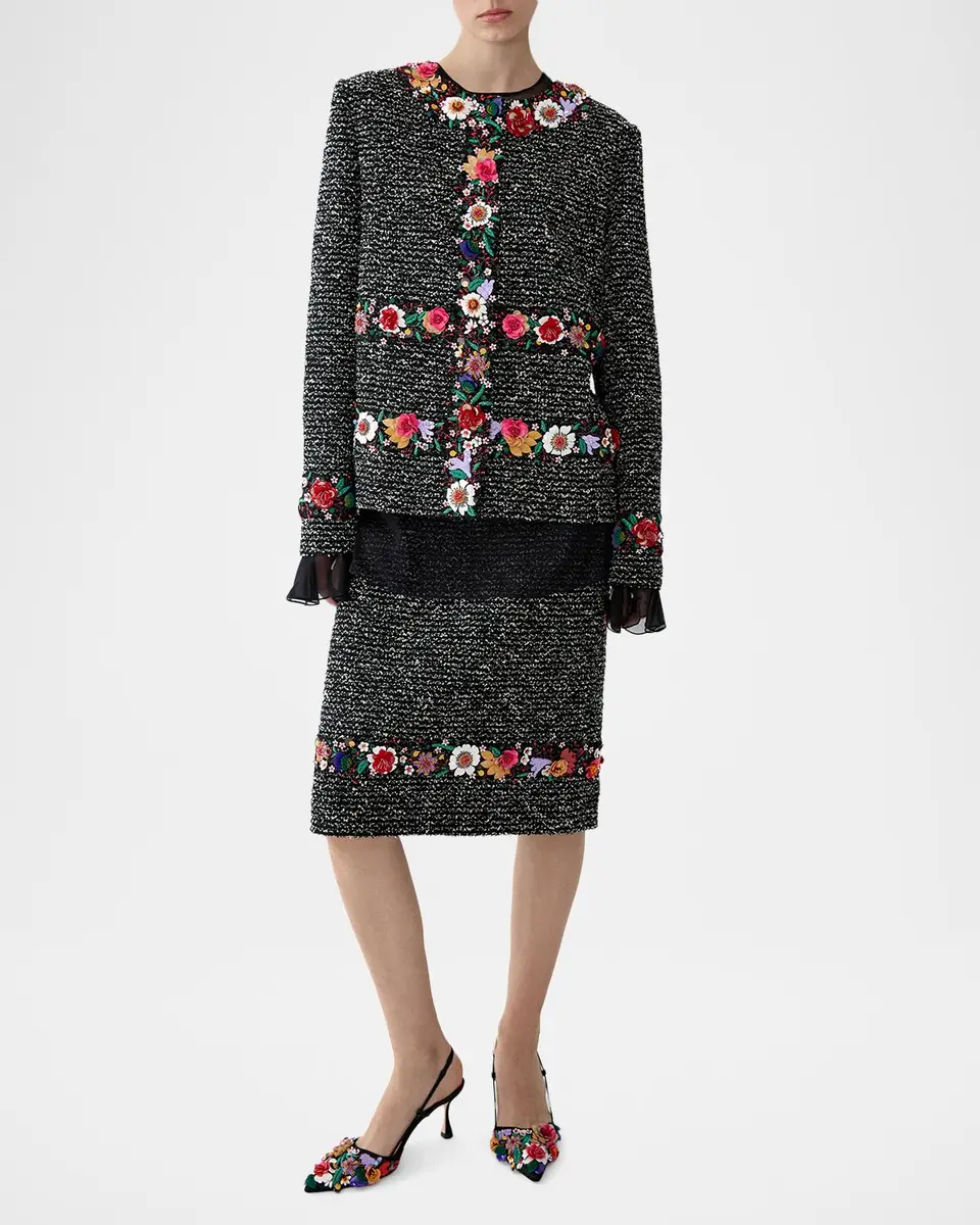 Carolina Herrera Embellished Pencil Skirt | Thumbnail 2 Carolina Herrera Embellished Pencil Skirt | Thumbnail 2