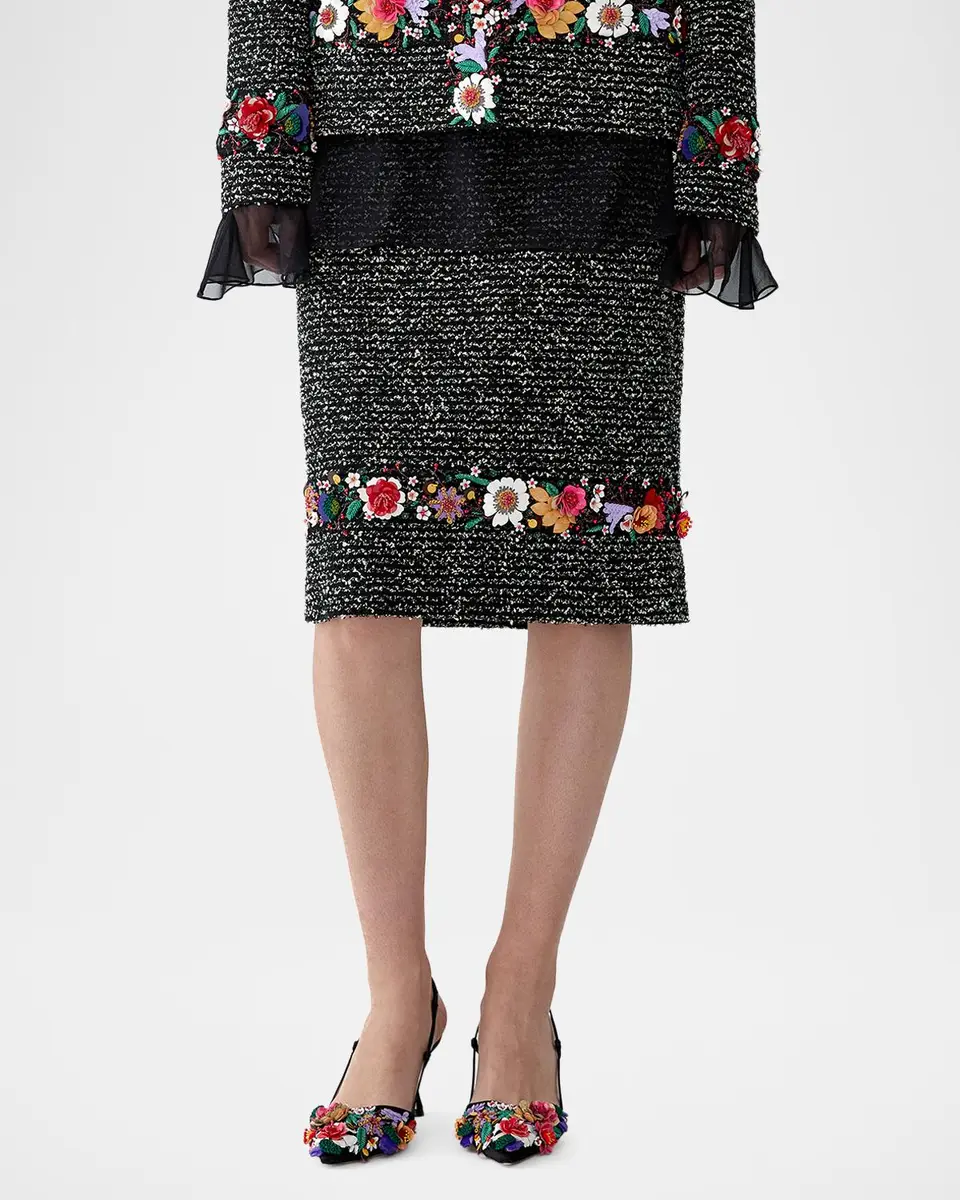 Carolina Herrera Embellished Pencil Skirt | Thumbnail 4 Carolina Herrera Embellished Pencil Skirt | Thumbnail 4