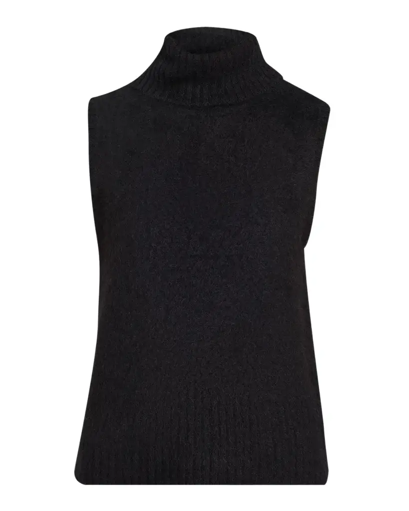 Mazzy Brushed Cashmere Sleeveless Sweater
