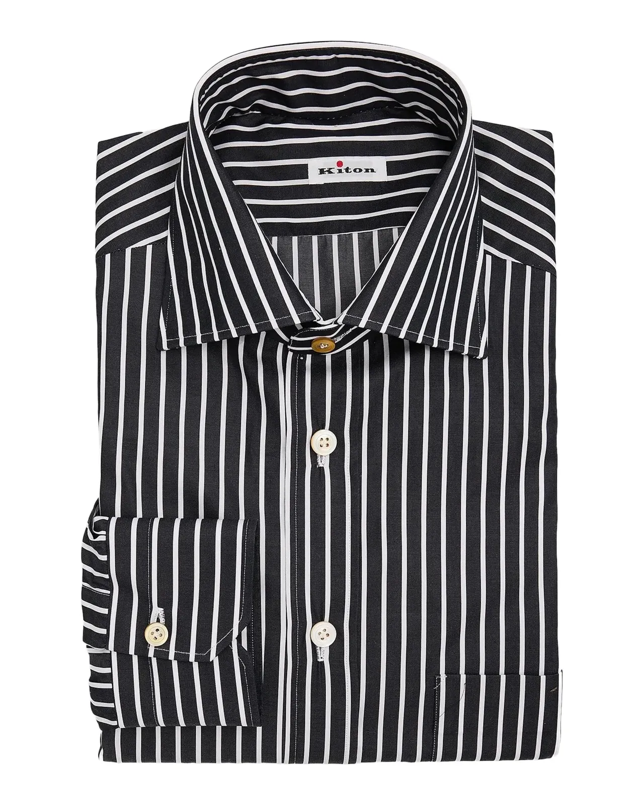 Kiton Striped Cotton Shirt