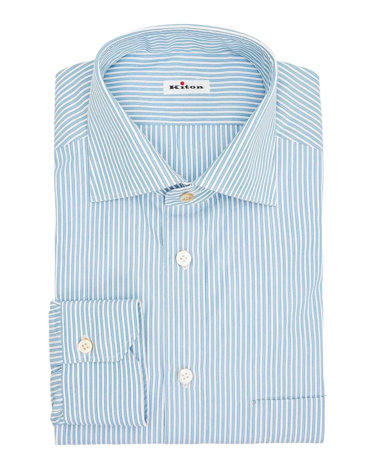 Kiton Striped Cotton Shirt