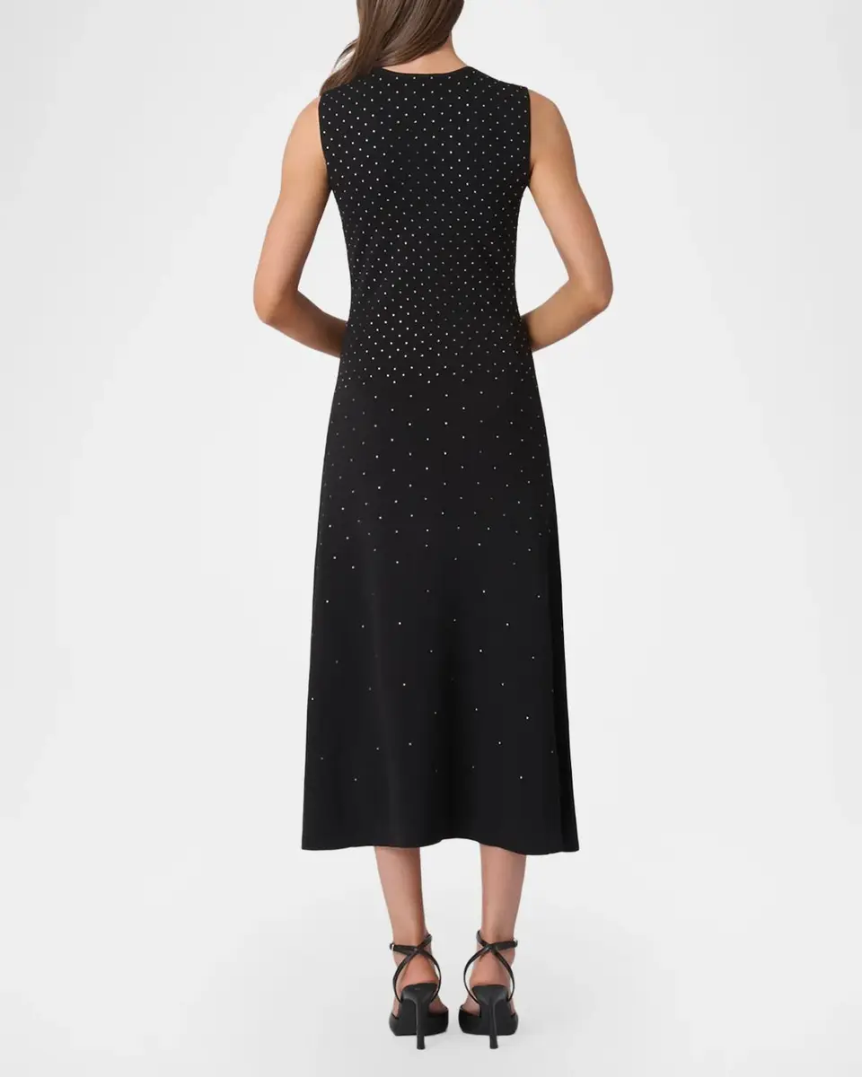 Shoshanna A-Line Rhinestone Knit Midi Dress | Thumbnail 2 Shoshanna A-Line Rhinestone Knit Midi Dress | Thumbnail 2