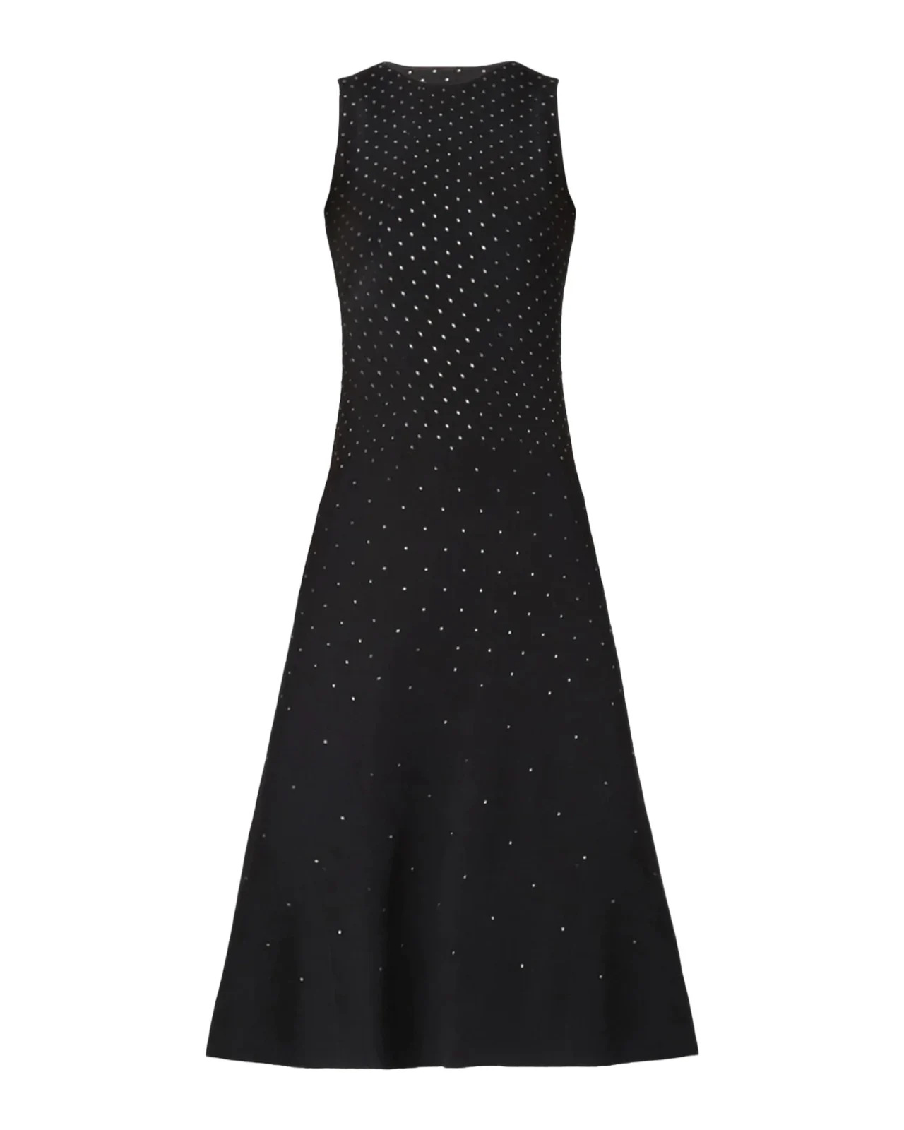 A-Line Rhinestone Knit Midi Dress A-Line Rhinestone Knit Midi Dress