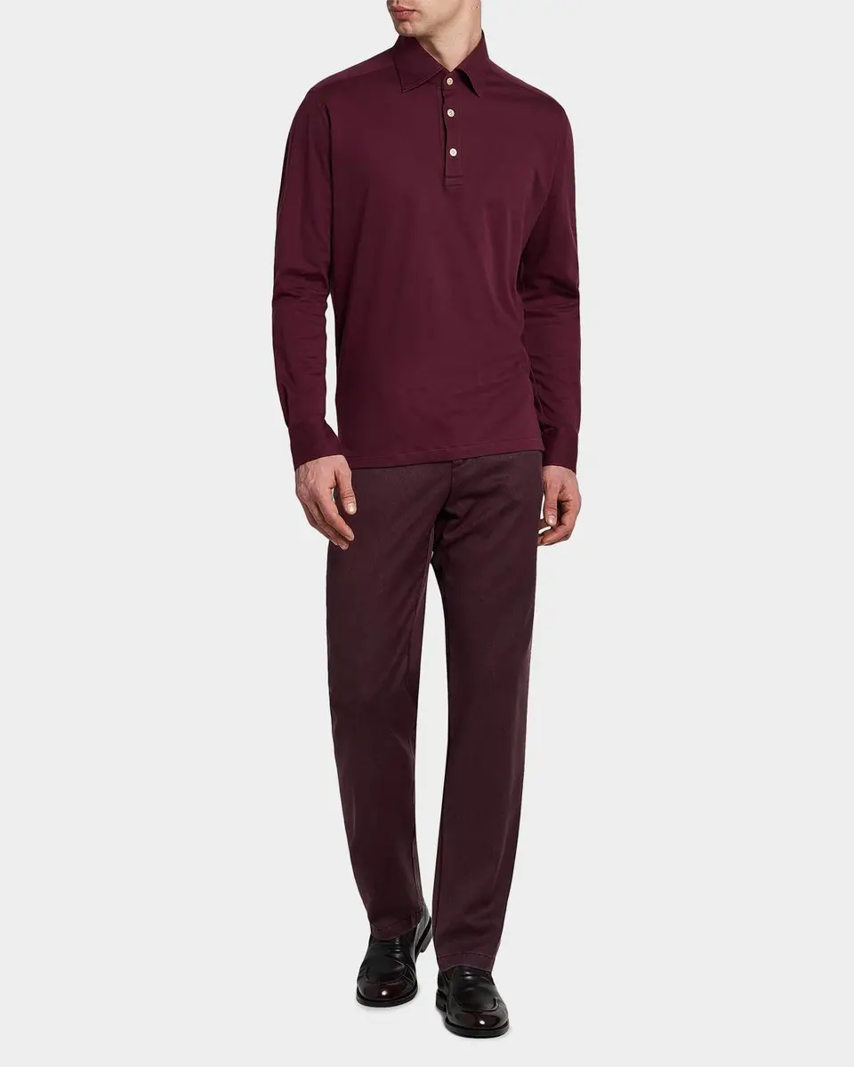 Kiton Positano Cotton Shirt | Thumbnail 2 Kiton Positano Cotton Shirt | Thumbnail 2