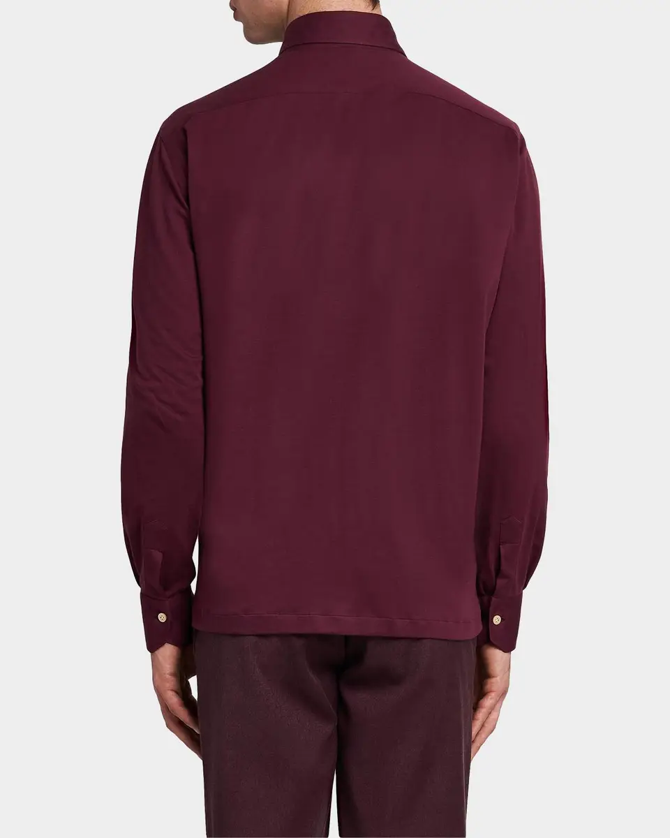 Kiton Positano Cotton Shirt | Thumbnail 3 Kiton Positano Cotton Shirt | Thumbnail 3