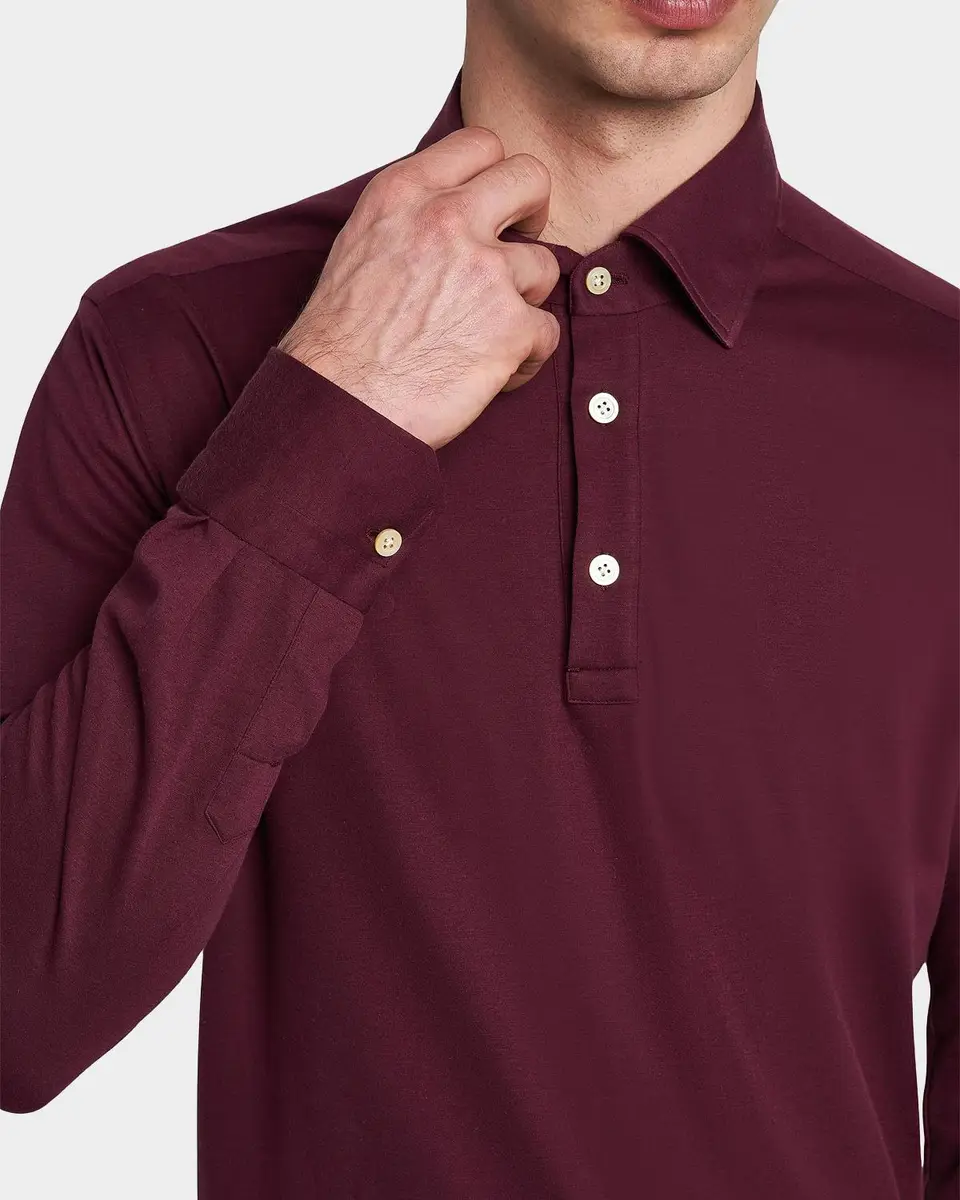 Kiton Positano Cotton Shirt | Thumbnail 5 Kiton Positano Cotton Shirt | Thumbnail 5