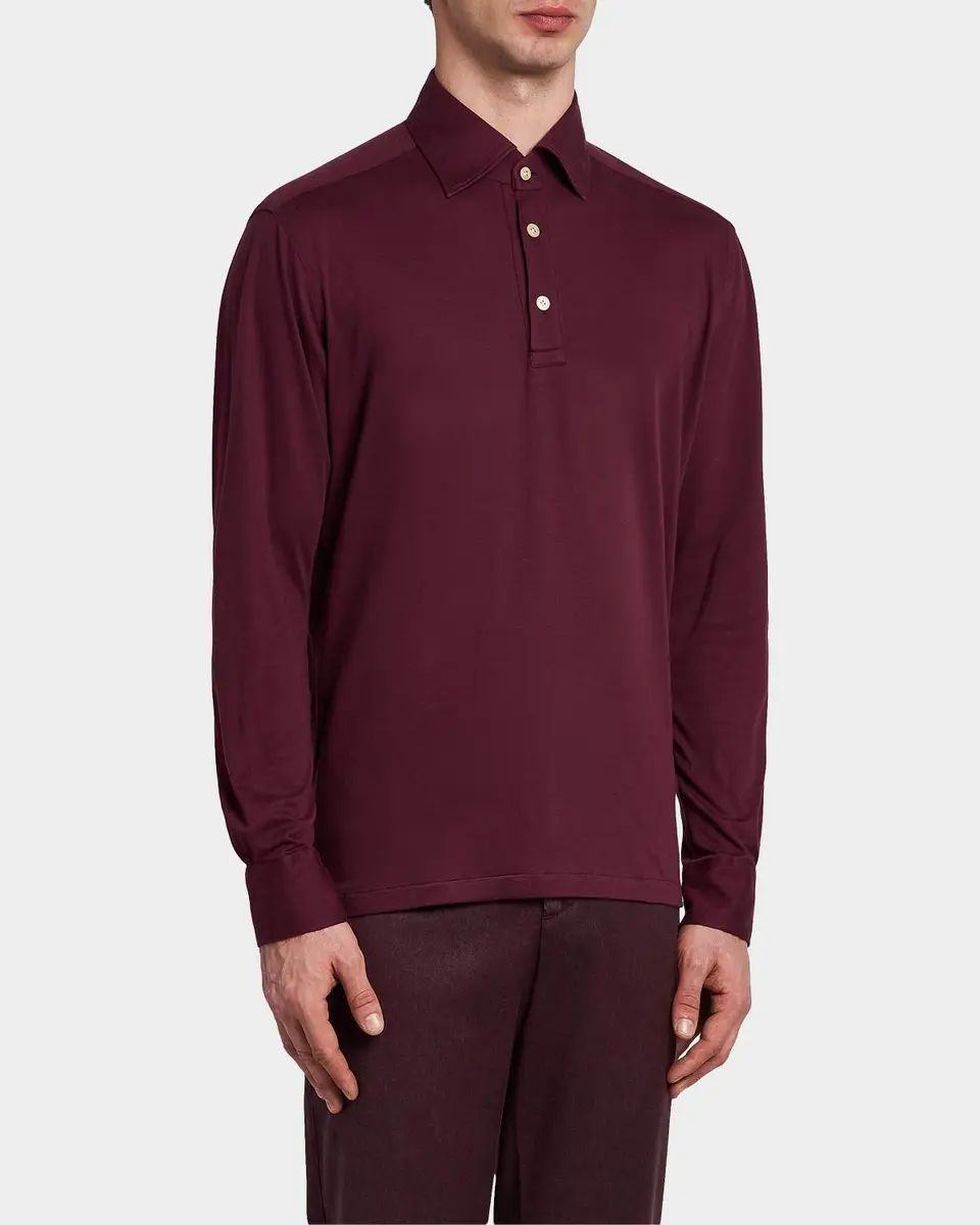 Kiton Positano Cotton Shirt | Thumbnail 6 Kiton Positano Cotton Shirt | Thumbnail 6