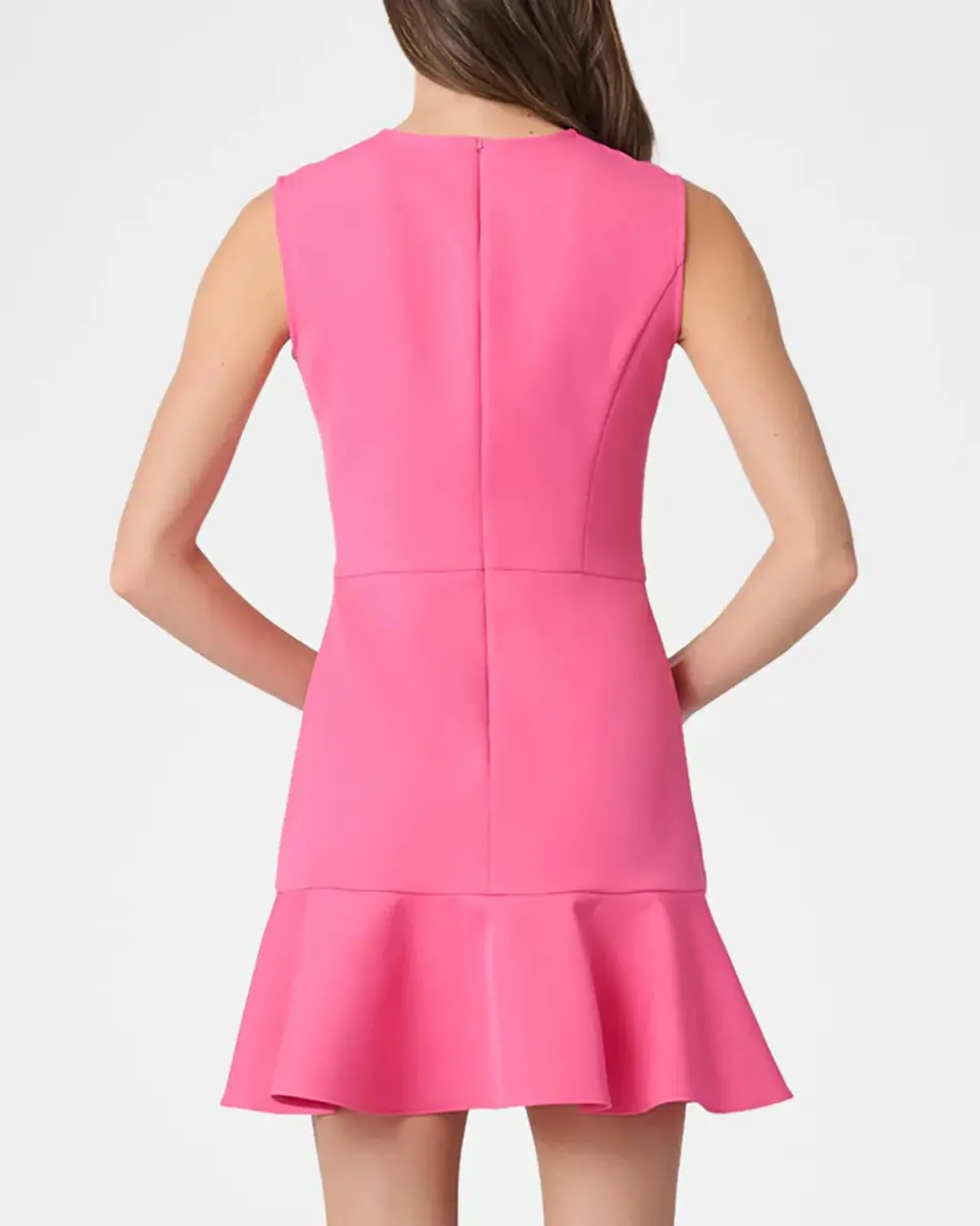 Shoshanna Selma Crepe Fit-&-Flare Mini Dress | Thumbnail 2 Shoshanna Selma Crepe Fit-&-Flare Mini Dress | Thumbnail 2