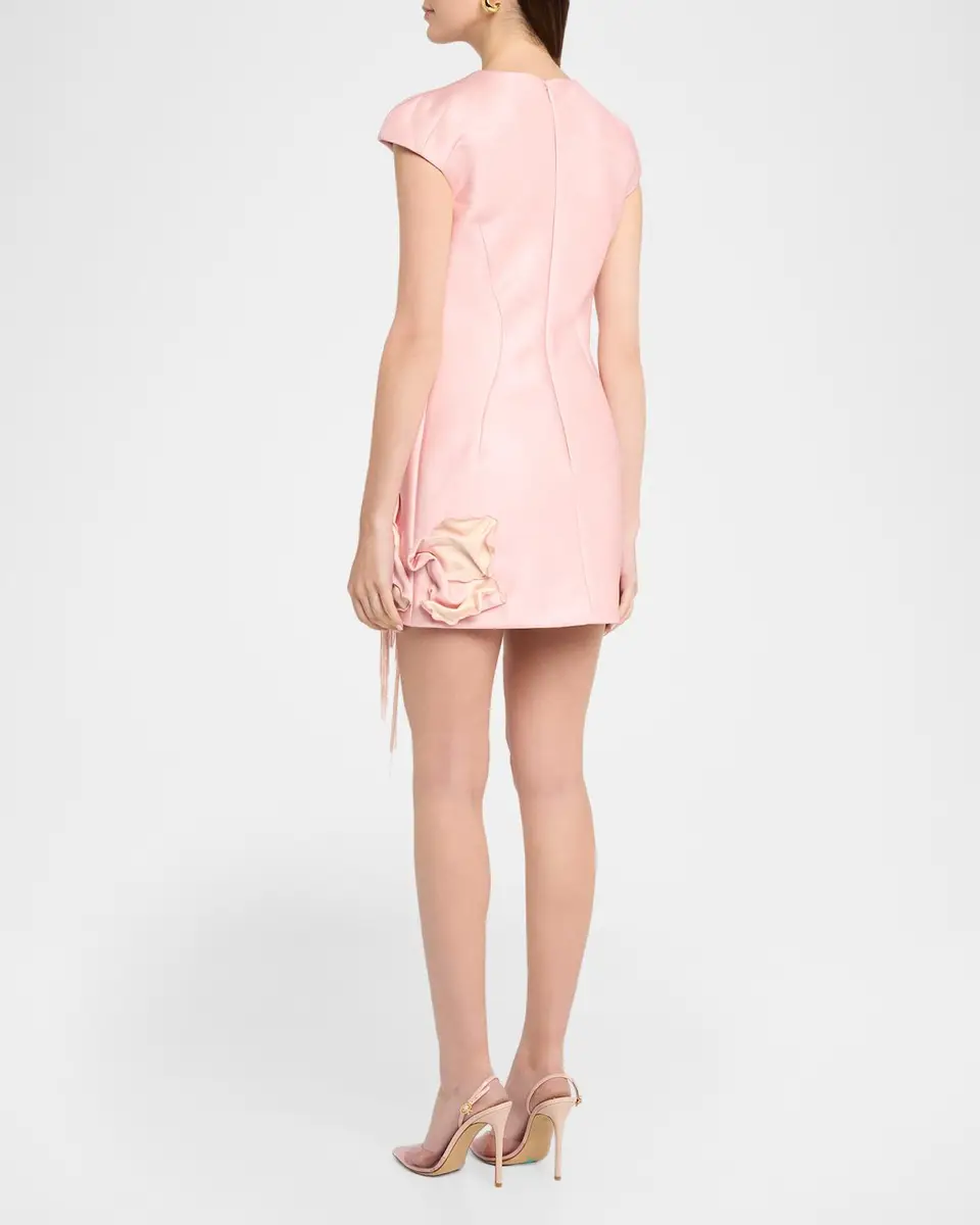 ACLER Femme Fatale Radburn Appliqué Fringe Cotton-Blend Mini Dress | Thumbnail 3 ACLER Femme Fatale Radburn Appliqué Fringe Cotton-Blend Mini Dress | Thumbnail 3