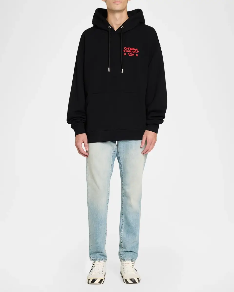Off-White Arrow Trumpet Cotton Skate Hoodie | Thumbnail 2