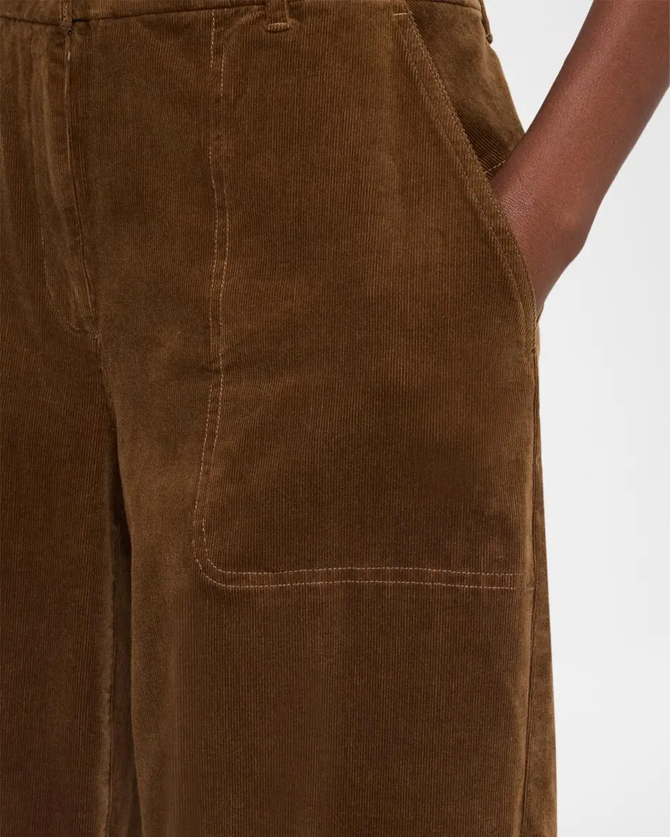 Eileen Fisher Cropped Barrel-Leg Corduroy Pants | Thumbnail 5 Eileen Fisher Cropped Barrel-Leg Corduroy Pants | Thumbnail 5