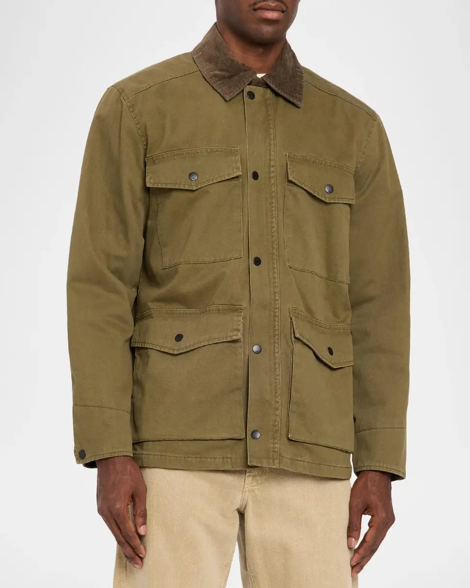 RAILS Men's Huntly Highland Canvas Corduroy-Collar Field Jacket | Thumbnail 4