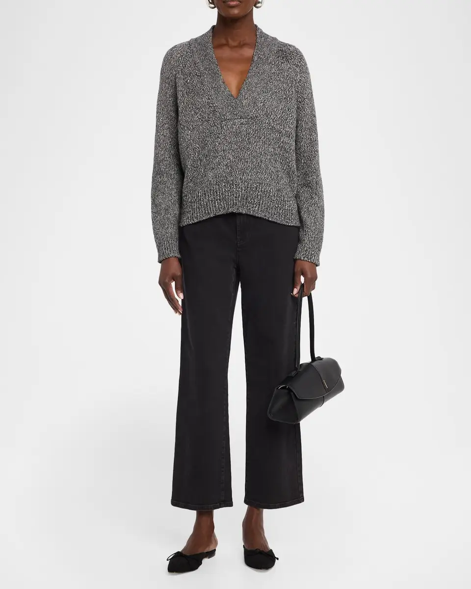 Eileen Fisher Alpaca Wool-Organic Cotton Sweater | Thumbnail 2 Eileen Fisher Alpaca Wool-Organic Cotton Sweater | Thumbnail 2