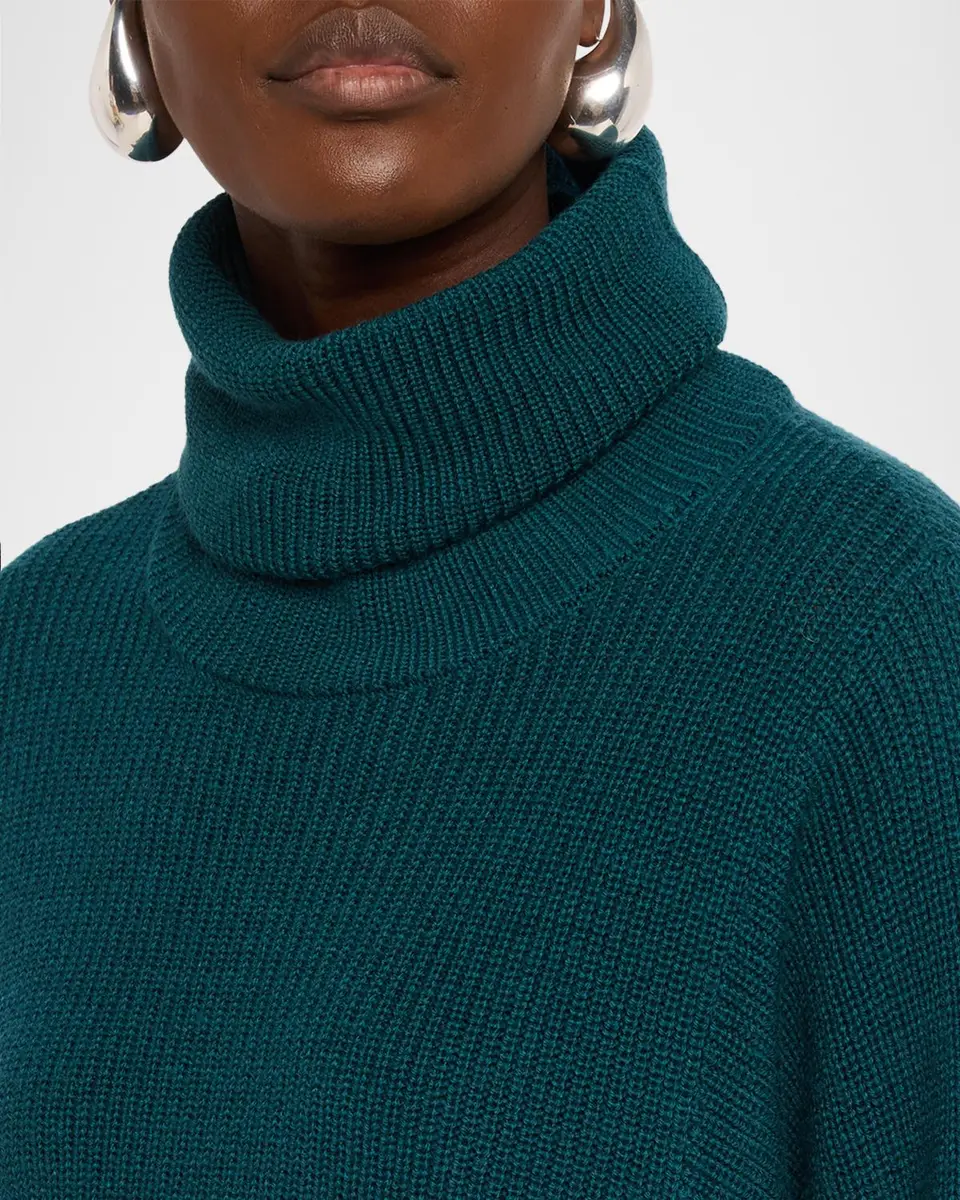 Eileen Fisher Ribbed Wool Turtleneck Sweater | Thumbnail 5