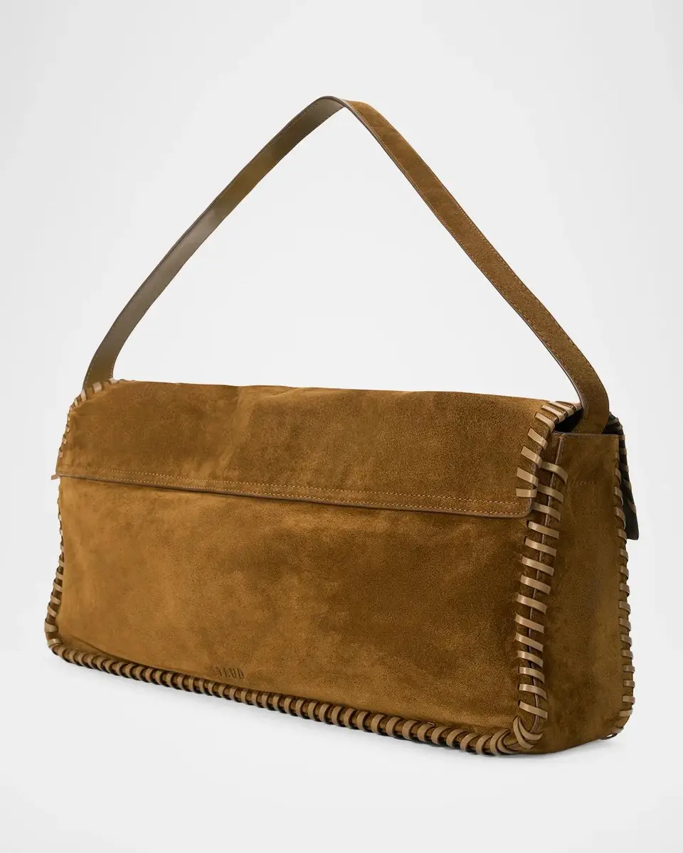 Staud Harlow Suede Messenger Bag | Thumbnail 2 Staud Harlow Suede Messenger Bag | Thumbnail 2